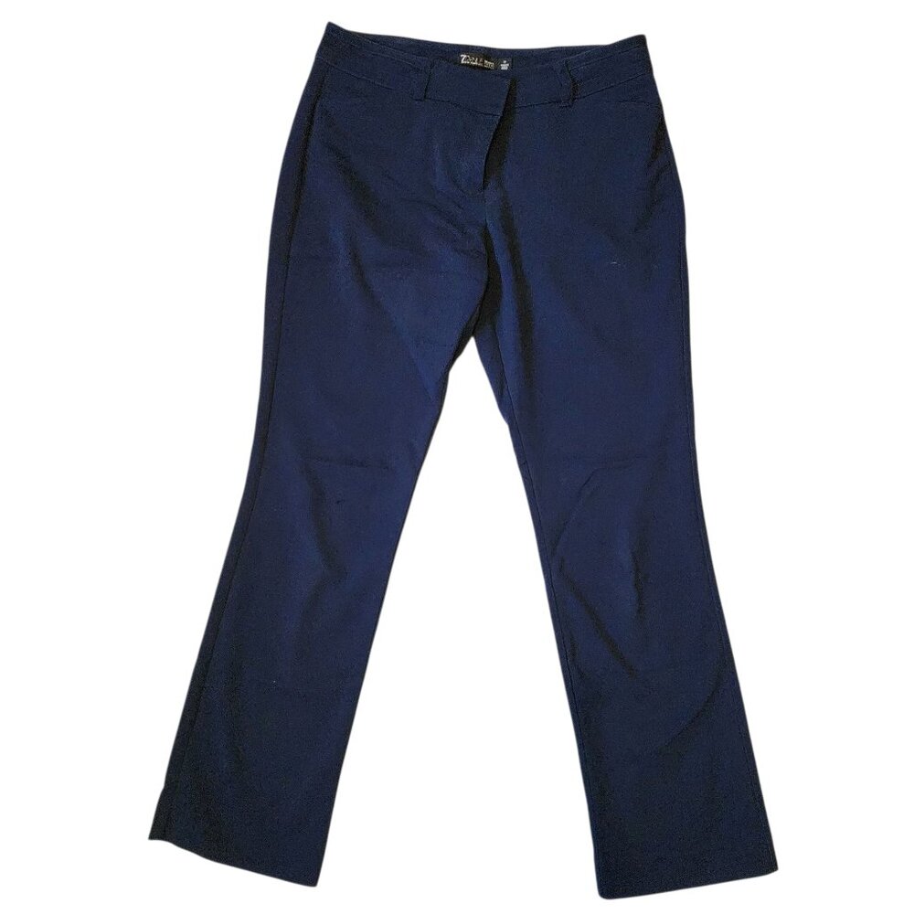 88. New York & Company Women's Navy Blue Slacks Size 10